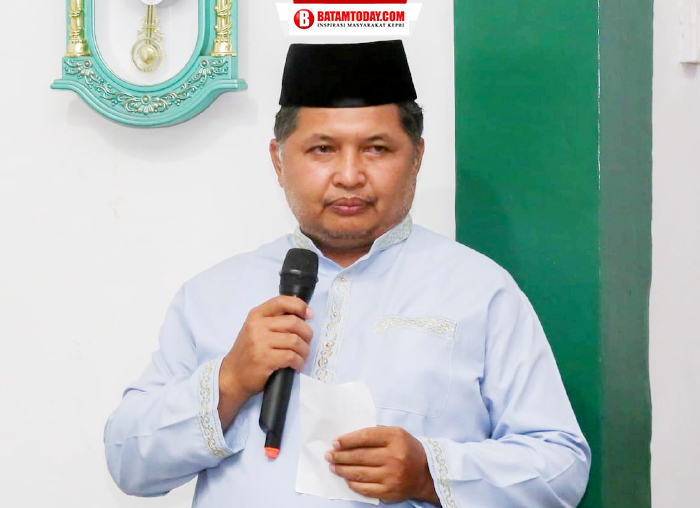 Wakil Bupati Anambas saat menyampaikan kata sambutan